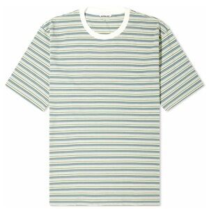 Auralee Men's Hard Twist T-Shirt in Light Green